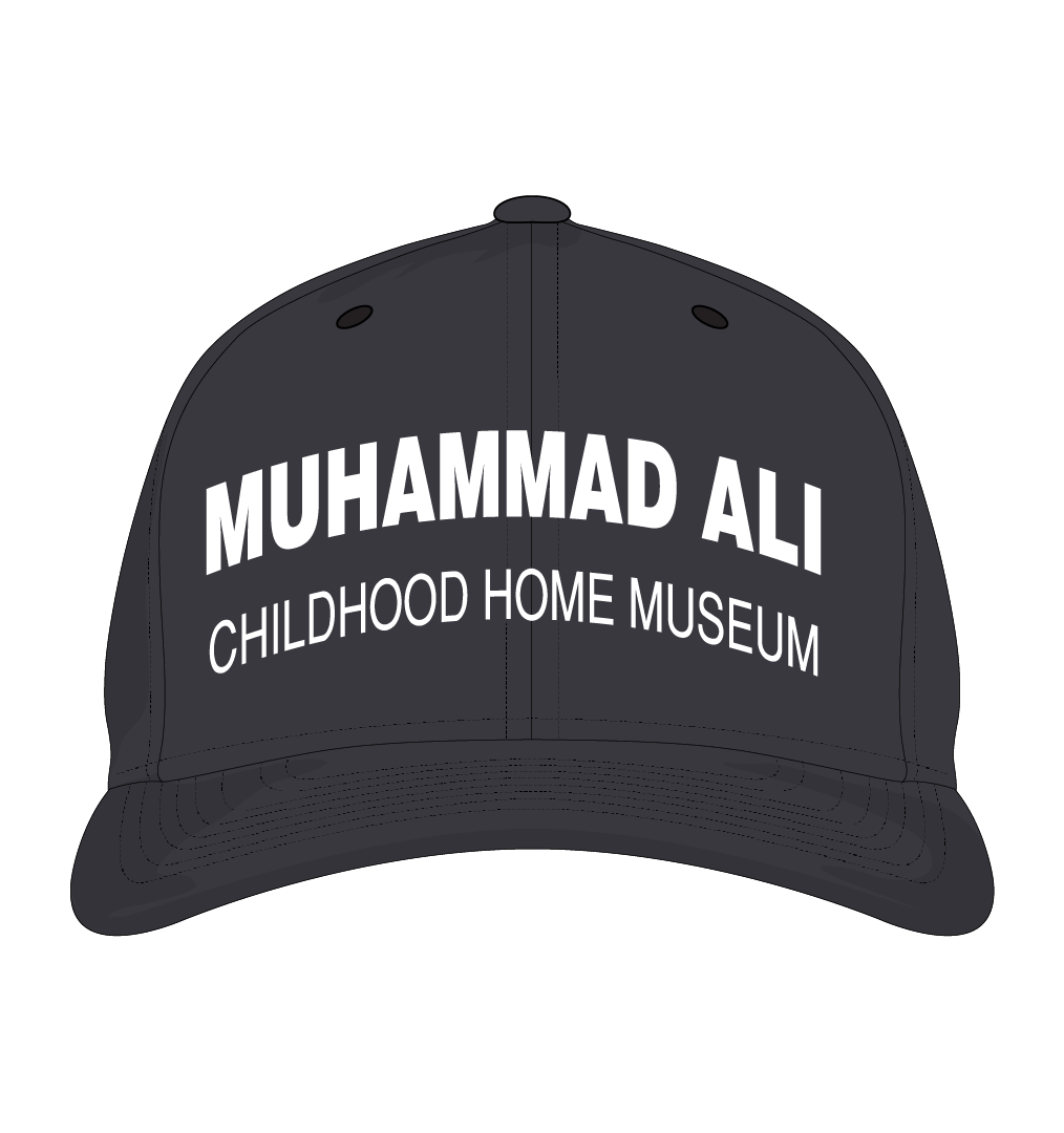 Muhamed Ali Childhood Museum Embroidered Text Baseball Cap